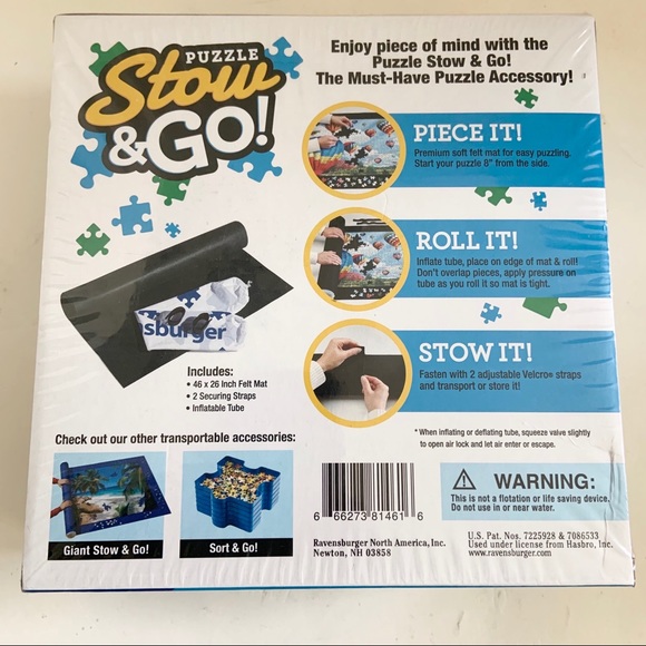 Ravensburger Games Ravensburger Puzzle Stow Go Roll Up Storage Mat